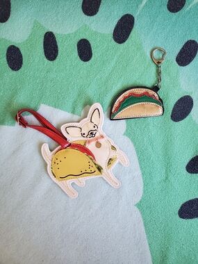 Paperchase Pair Of Taco Bag Charms